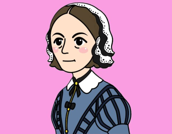 ナイチンゲールのイラスト