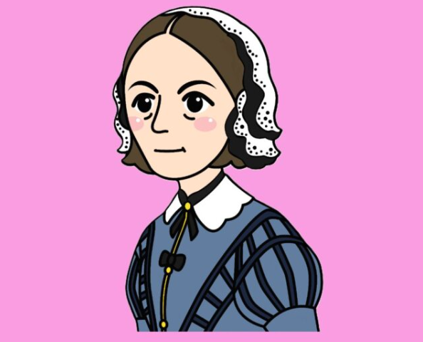 ナイチンゲールのイラスト